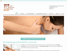 Tablet Screenshot of holisticbodyworksmassage.com